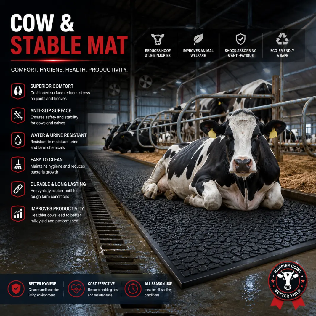 Cow and Stable Mat