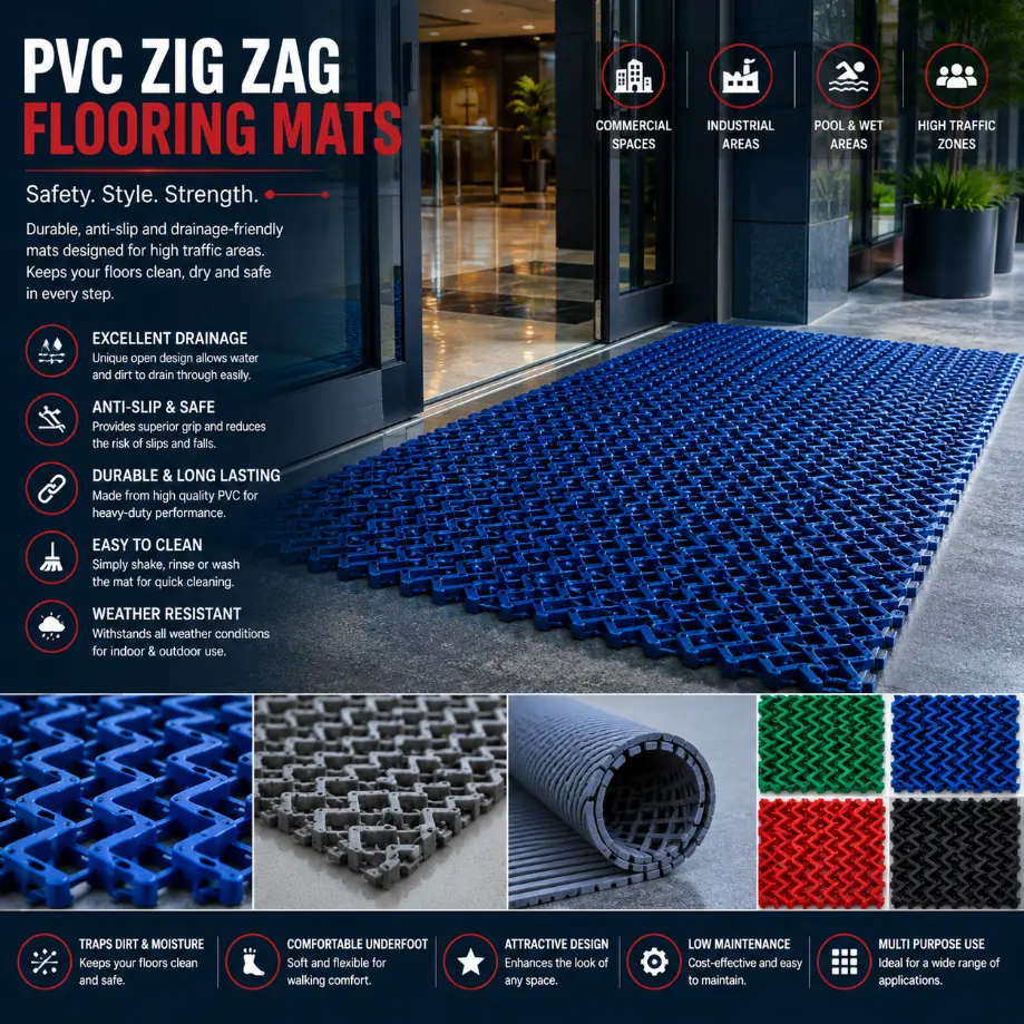 PVC Zig Zag Flooring Mats