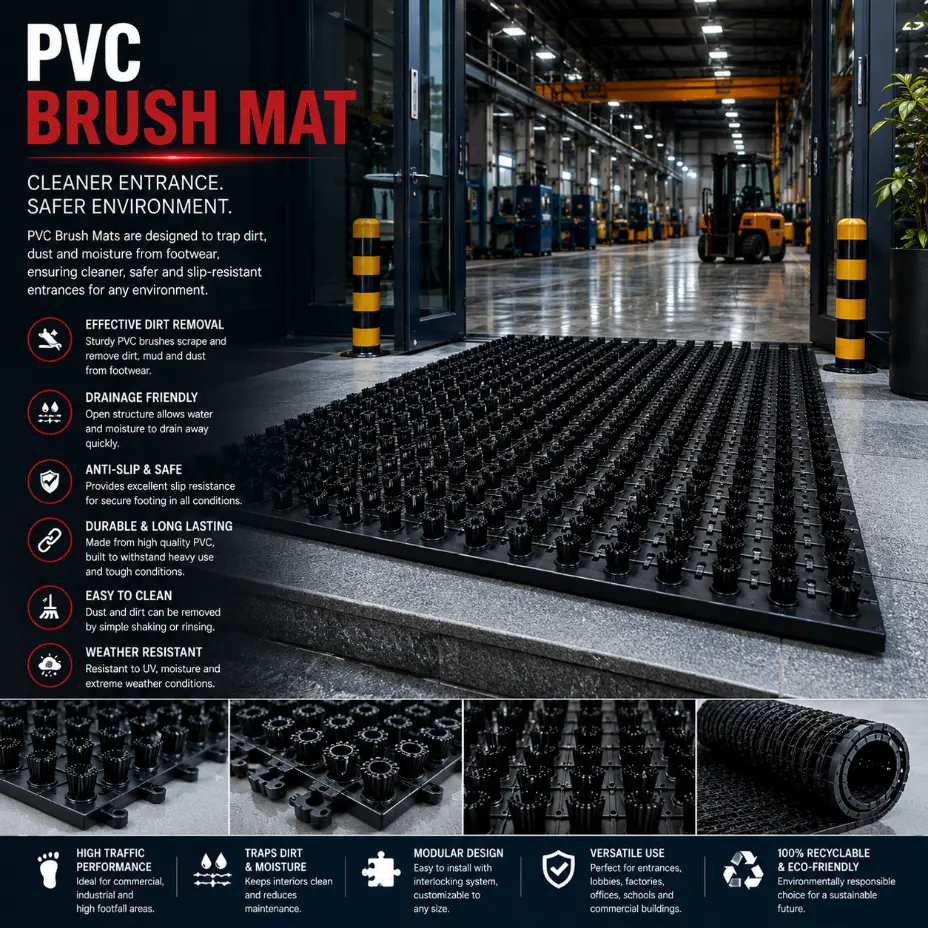 PVC Brush Mat