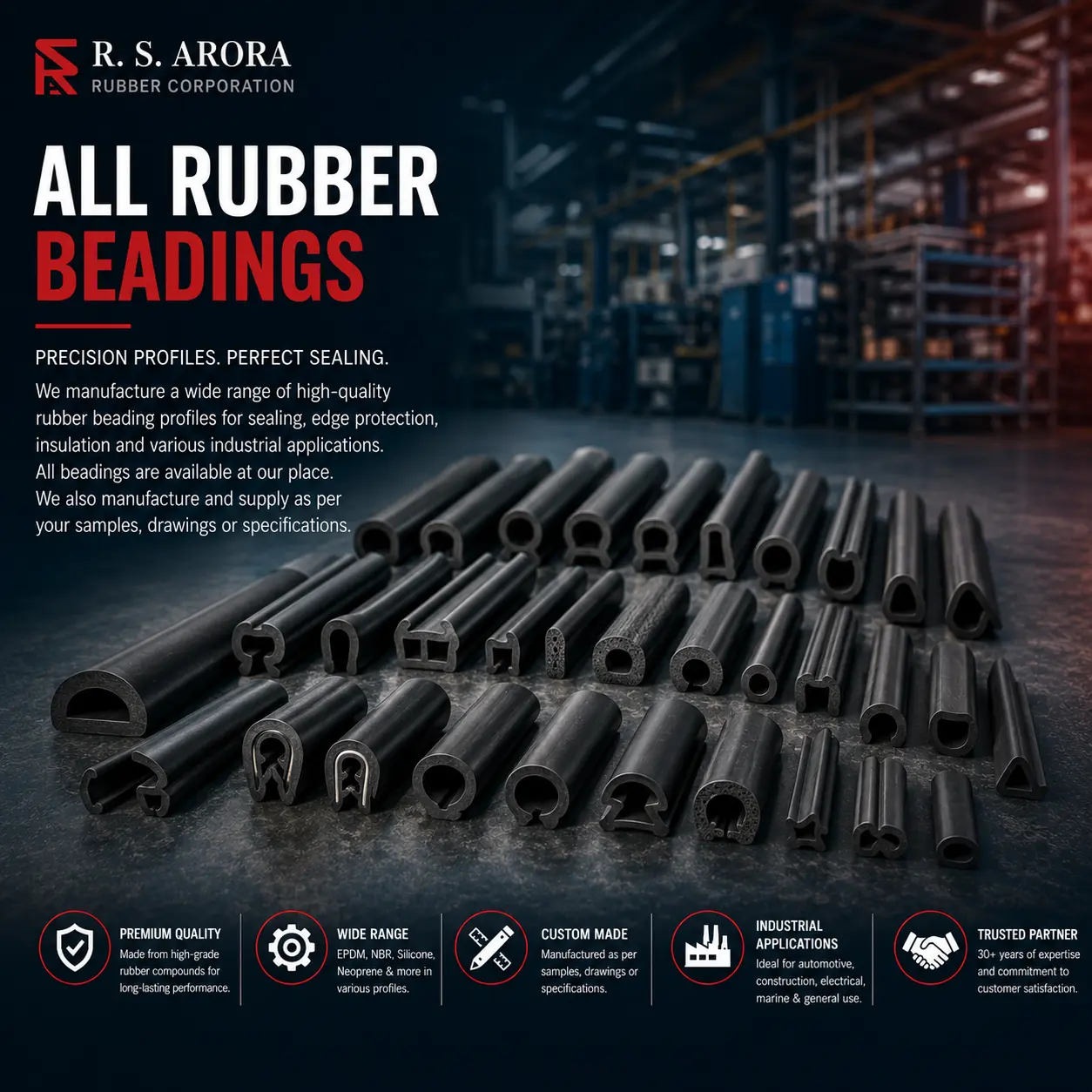 Rubber Beading Products