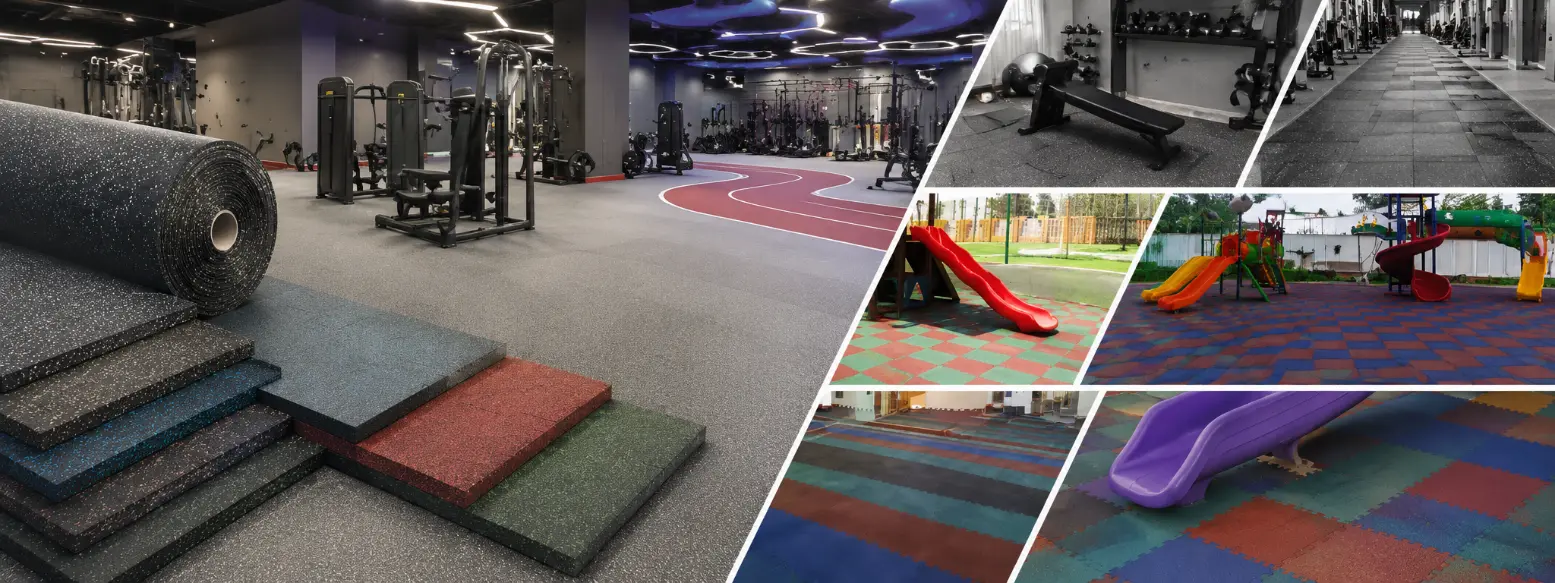Rubber Gym Flooring Range