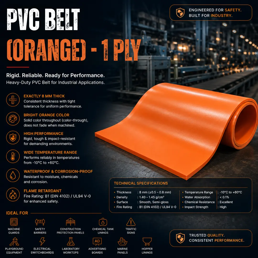 PVC Orange Belt