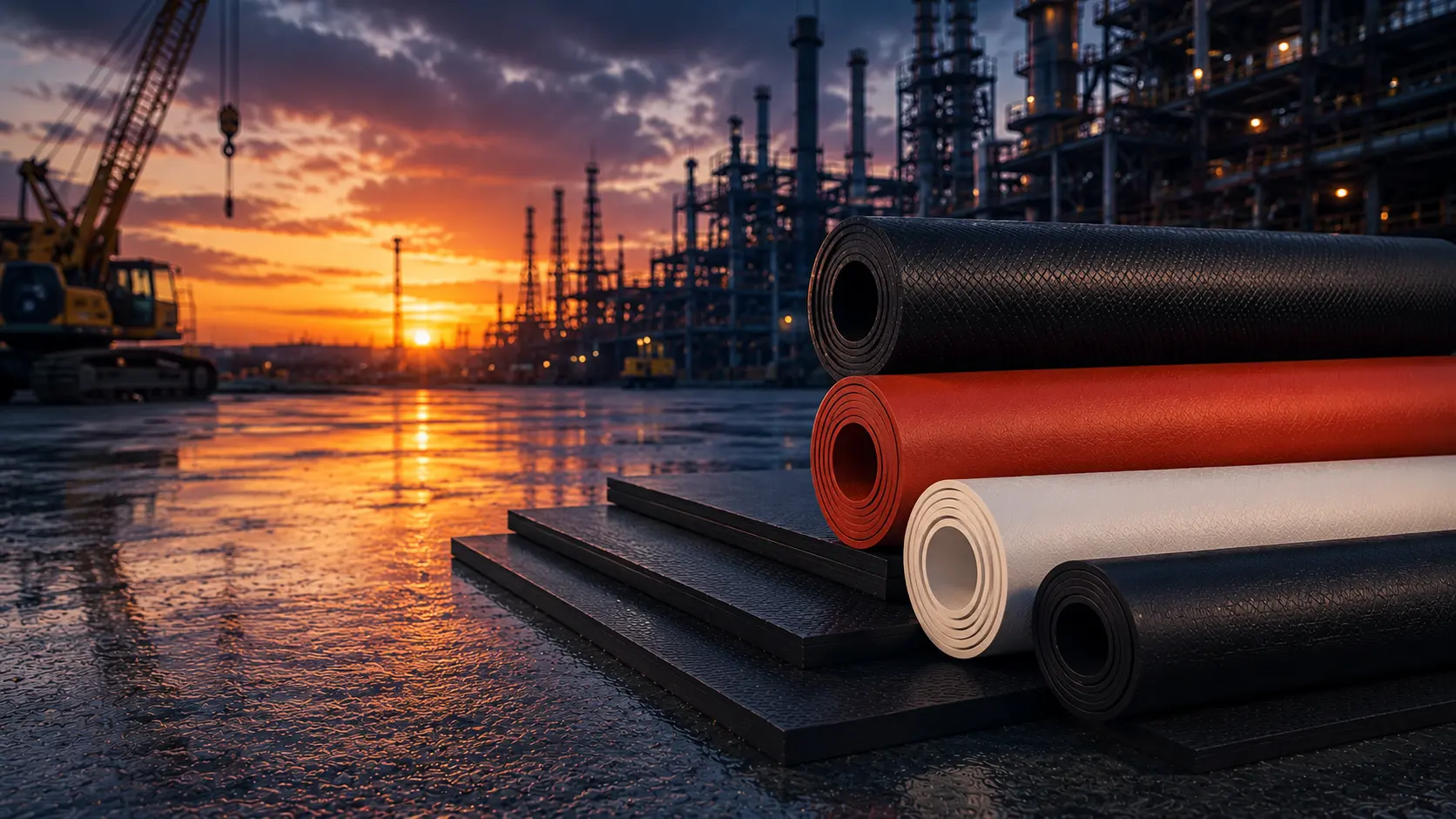 Industrial Rubber Sheets Manufacturing